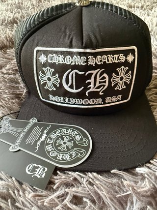Gorra Trucker Chrome Hearts Negra