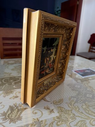 Cuadro Miniatura Goya Marco Dorado