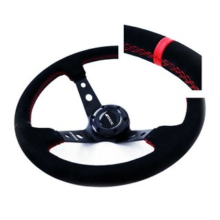 Volante Desplazado Mod. Track Piel Vuelta 350mm