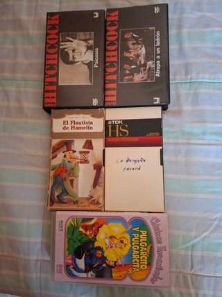 Reproductor VHS JVC + 67 películas