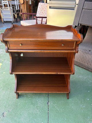 ESTANTERÍA MADERA CON CAJÓN