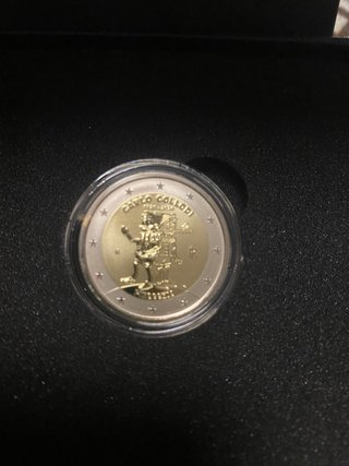 Moneda 2 euros Italia 2026 Pinocho Proof