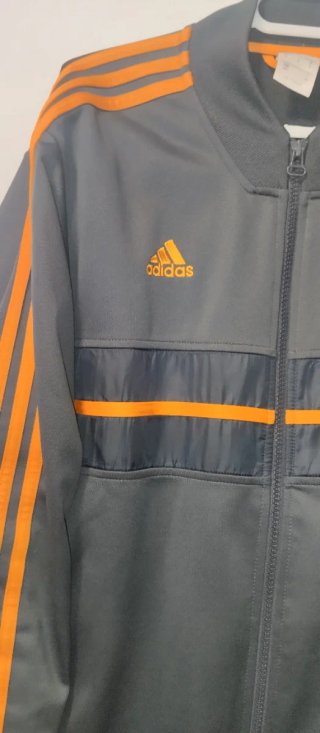 Chaqueta Real Madrid Adidas Negra Naranja