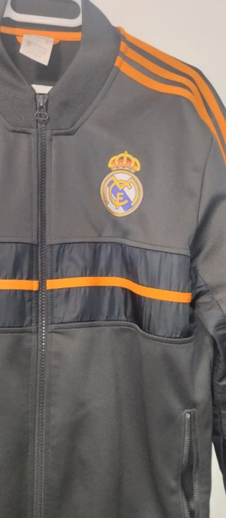 Chaqueta Real Madrid Adidas Negra Naranja