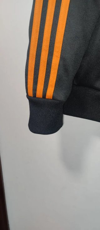 Chaqueta Real Madrid Adidas Negra Naranja