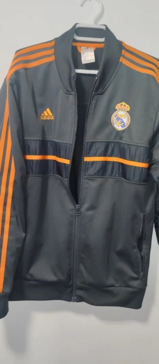 Chaqueta Real Madrid Adidas Negra Naranja