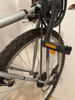 Bicicleta Rockrider Plata