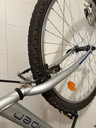 Bicicleta Rockrider Plata