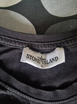 Camiseta Stone Island Negra Talla XL