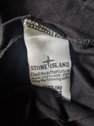 Camiseta Stone Island Negra Talla XL