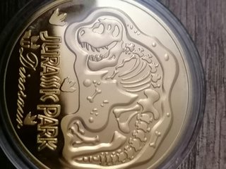 Moneda Jurassic Park Dinosaurio