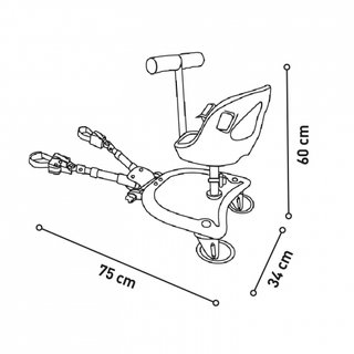 Patinete para Carro con Asiento Buggy Board