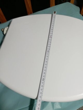 Tapa de WC blanca