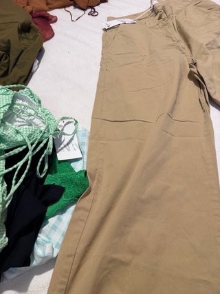 Pantalón Palazzo Beige