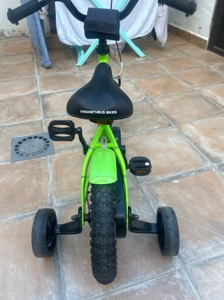 Bicicleta infantil verde 14 pulgadas