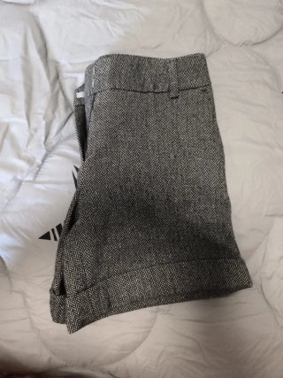 Shorts de invierno gris