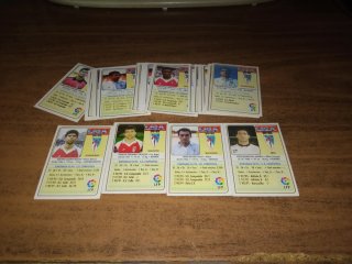Fichas Fútbol S.D. Compostela 1962