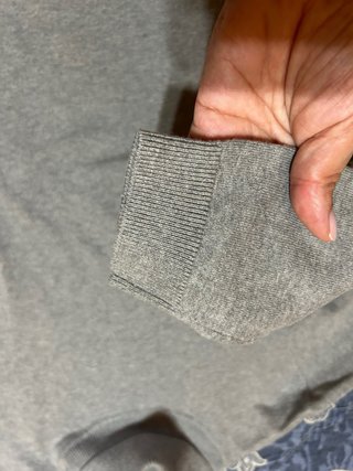 Maglioncino lupetto bambino grigio