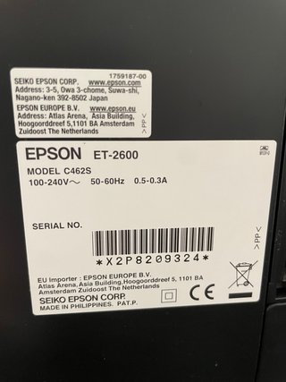 Impresora Epson ET-2600 Tinta Recargable