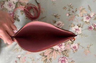 Bolso mano/bandolera Tan rosa y dorado