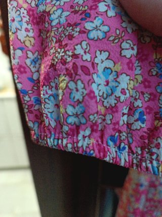 Vestido estampado floral gasa
