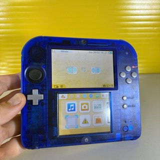 Nintendo 2DS Blu Trasparente + Accessori