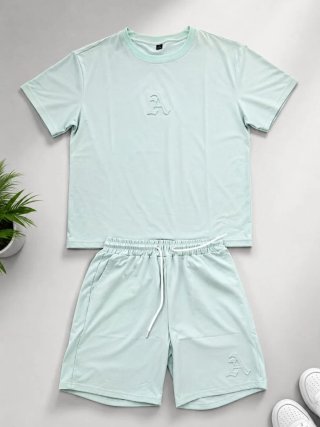 Conjunto oversize verde menta luxury streetwear