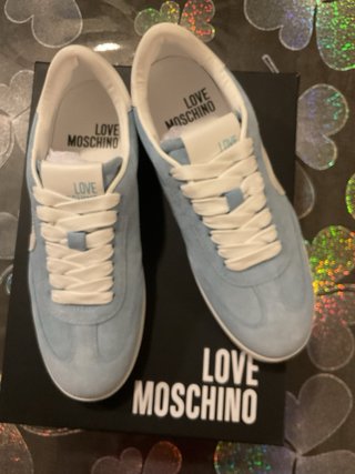 Love Moschino Scarpe Azzurre e Bianche