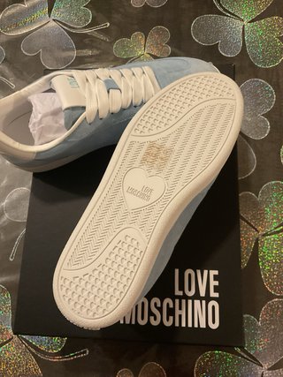 Love Moschino Scarpe Azzurre e Bianche