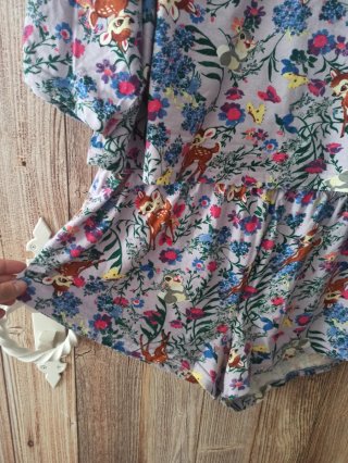 Pijama corto Bambi flores