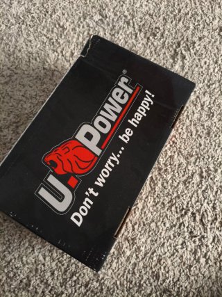 Zapatillas U-Power Negras y Rojas Nuevas