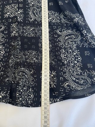 Scalpers Navy Paisley Viscose Dress L