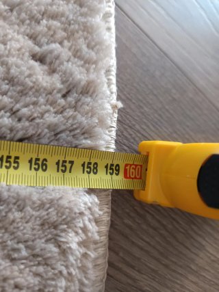 Tappeto rotondo beige