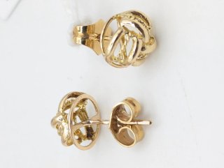 Pendientes Nudo Oro 18k