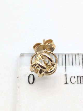 Pendientes Nudo Oro 18k