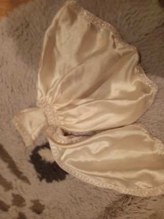 Vestido Novia Barbie Satinado Perlas