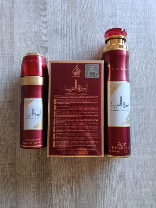 Perfume más desodorante más ambientador,por pack