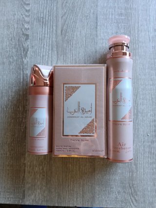 Perfume más desodorante más ambientador,por pack