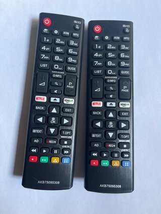 2 Mandos a distancia compatible TV LG AKB75095308