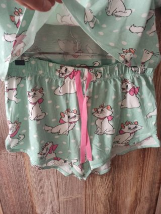 Pijama Marie Gato Menta Talla M