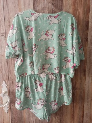 Pijama Marie Gato Menta Talla M