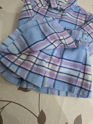 Completo bambina fantasia quadri