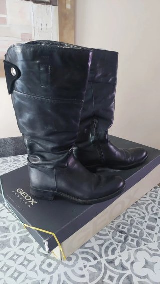 Botas Geox Negras Caña Alta Talla 40