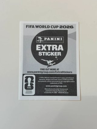 Lionel Messi Panini Extra Sticker Base Mundial 26
