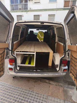 Mueble Sofá Cama Madera