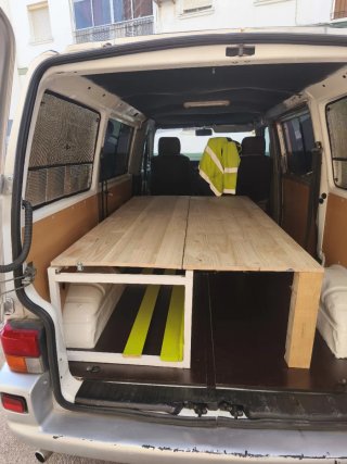 Mueble Sofá Cama Madera