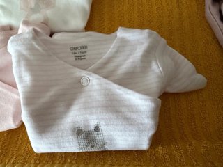 Lote 3 bodys manga corta Obaïbi 12m/74cm