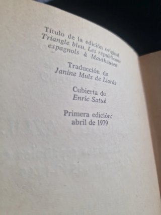 LIBRO TRIANGULO AZUL NO OFERTAS