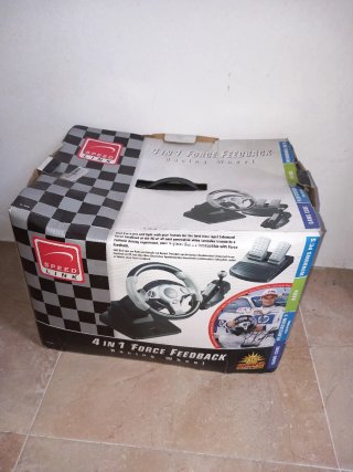 Volante Speedlink 4 en 1 Force Feedback