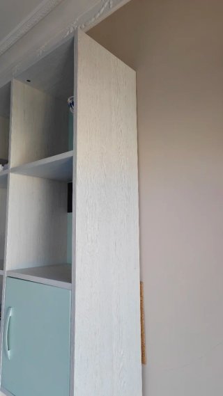 Librero Modular Blanco y Verde